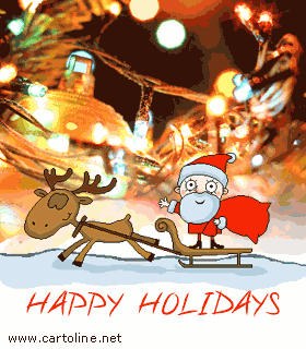Animated Christmas greetings