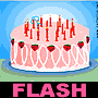 Choose the cake you want! Light the candles and then blow them out!
