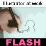 Illustrator at work