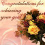 Congratulations for achieving your goal
